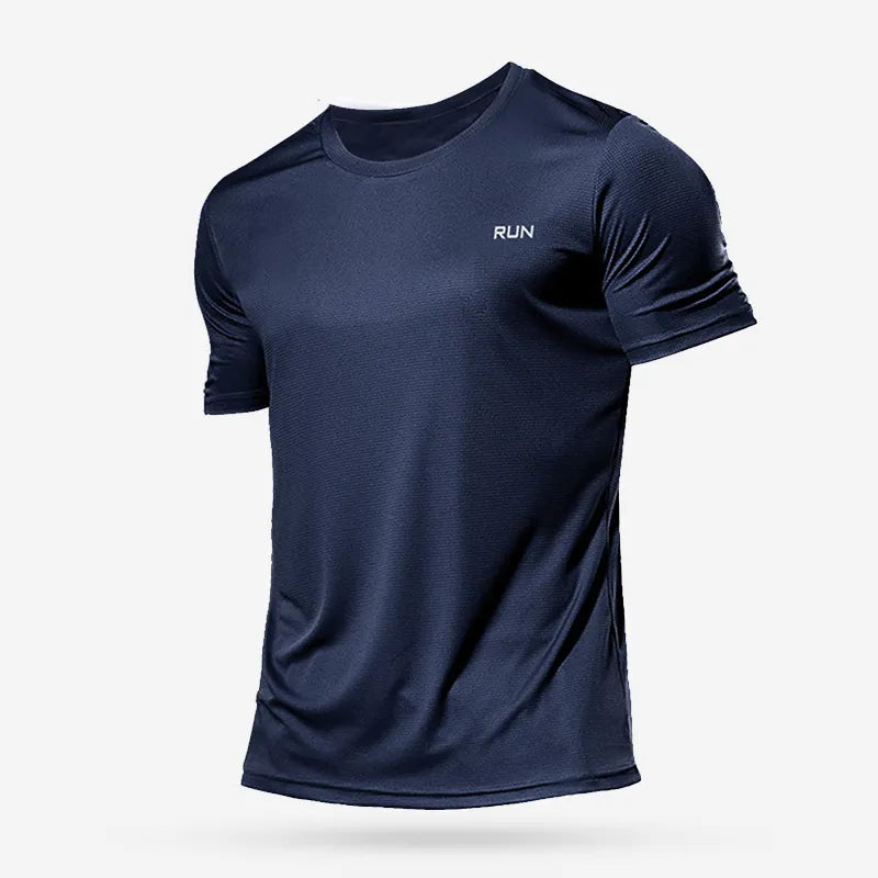 Compressie T-Shirt - FitTech - Sneldrogend Stof - Sportief Design