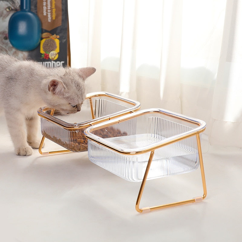 Voederbak - PetEase - Verhoogd Design - Duurzaam voor Katten & Kleine Honden