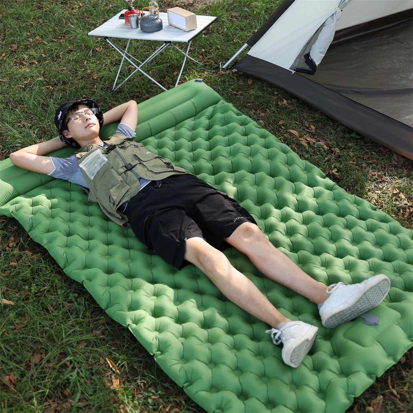 Campingmatras - SleepMate - Zelfopblazend - Lichtgewicht & Draagbaar