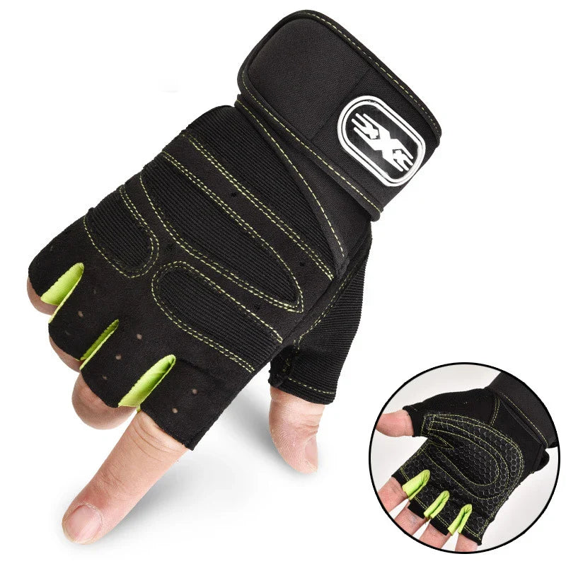 Fitness Handschoenen - PowerFlex - Schokbestendige Bescherming - Sport & Fietsen