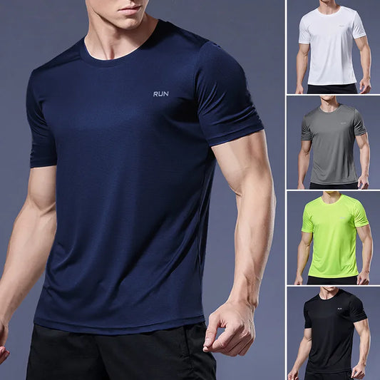 Compressie T-Shirt - FitTech - Sneldrogend Stof - Sportief Design