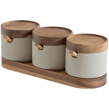 Specerijenpot Set - PureEssence - Rustieke Design - Keukenopslag