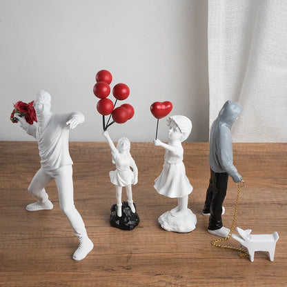 Straatkunst Beeld - UrbanCraft - Hars Sculptuur - Speelse Ontwerp