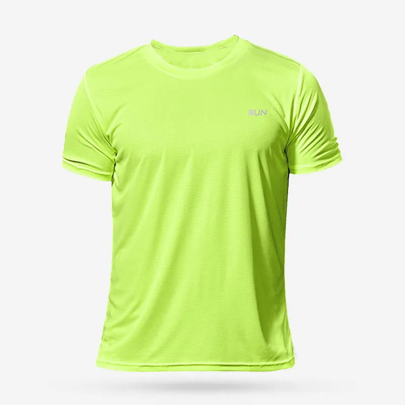 Compressie T-Shirt - FitTech - Sneldrogend Stof - Sportief Design