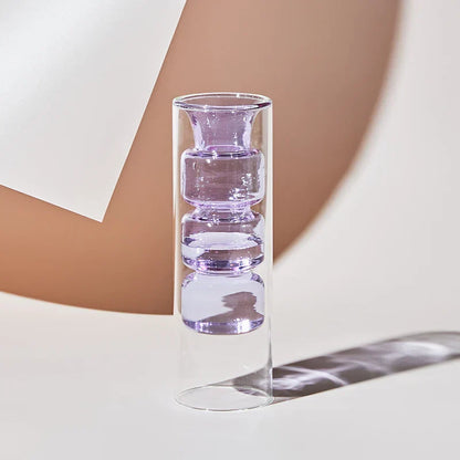 Glazen Vaas - BloomCraft - Artistiek Design - Scandinavische Stijl