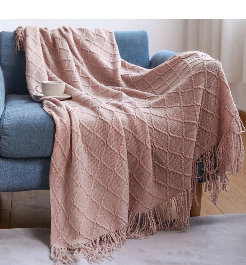 Geweven Deken - SoftLoom - Cozy Design - Franje Detail