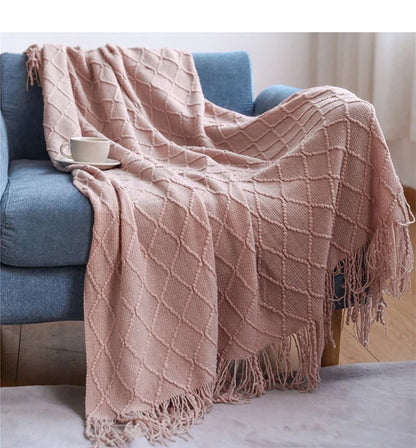 Geweven Deken - SoftLoom - Cozy Design - Franje Detail