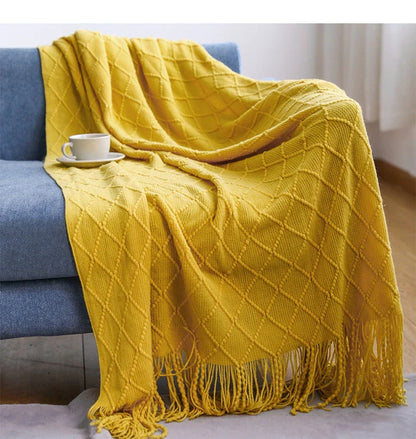 Geweven Deken - SoftLoom - Cozy Design - Franje Detail