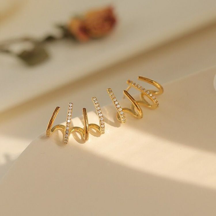 Oorbellen - GlamHoop - 4-in-1 Design - Veelzijdige Stijl