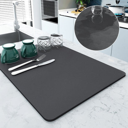 Afvoer Mat - QuickDry - Absorberend Design - Keukenblad
