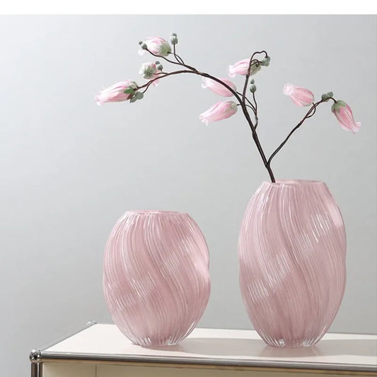 Glazen Vaas - TwistDesign - Moderne Decoratie - Elegante Stijl