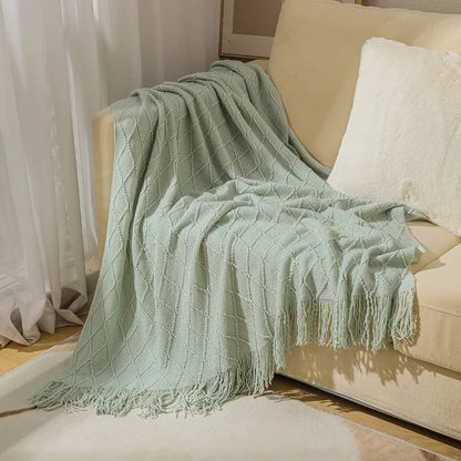 Geweven Deken - SoftLoom - Cozy Design - Franje Detail