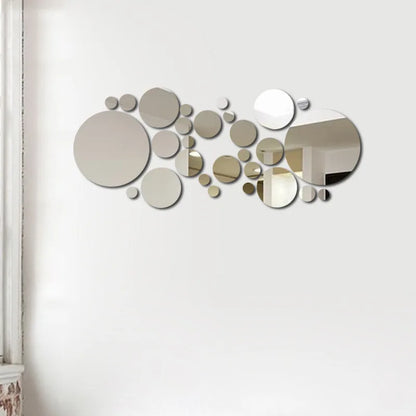 Spiegel Muurstickers - Miralux - 3D Acryl Design - Moderne Woondecoratie