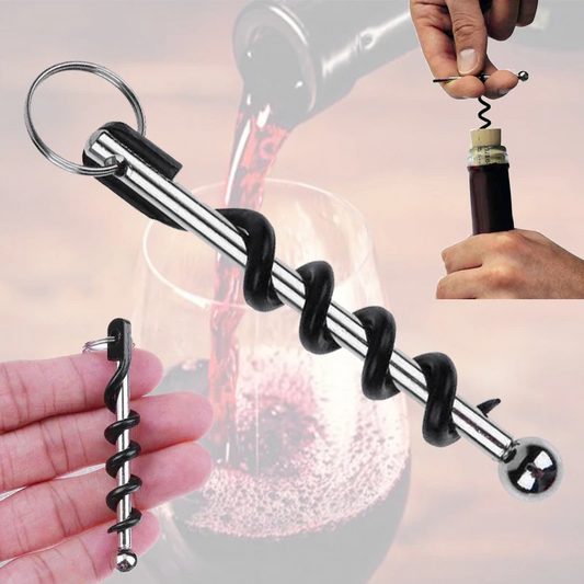 Kurketrekker Sleutelhanger - TwistPro - Compact Ontwerp - Makkelijk Draagbaar