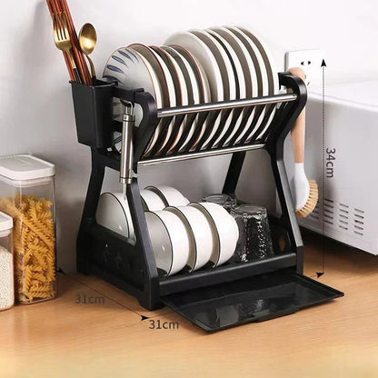 Afwasrek - SpaceSaver - Vouwbaar Design - Keuken Organizer