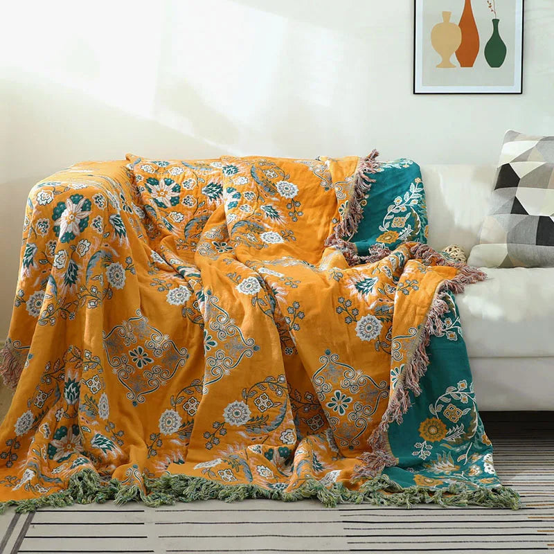 Katoenen Deken - LuxeWeave - Zachte Touch - Gezellige Elegantie