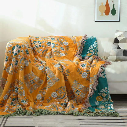 Katoenen Deken - LuxeWeave - Zachte Touch - Gezellige Elegantie