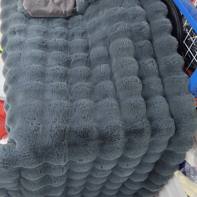 Faux Fur Plaid - Luxora - Ultra Zacht - Gezellige Winterwarmte