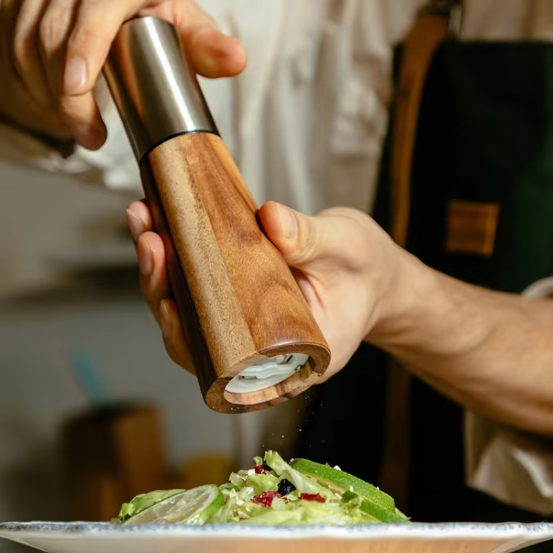 Pepermolen - SpiceMaster - Houten Design - Verstelbare Maalmechanisme