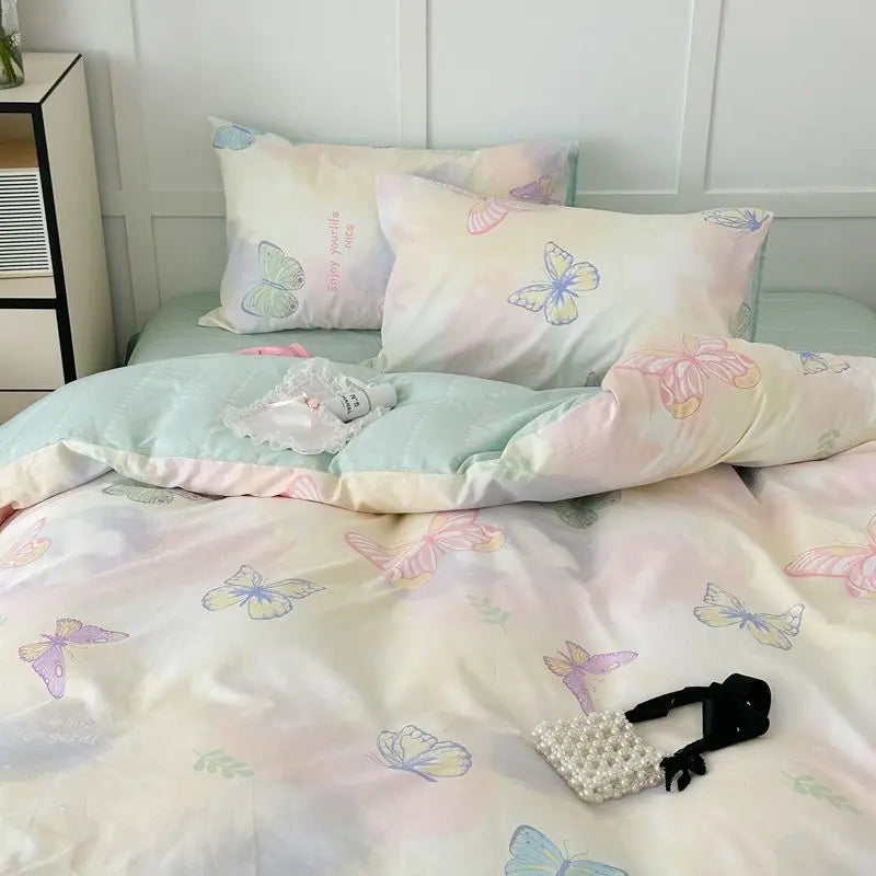 Luxe Dekbedovertrek - DreamLux - Elegante Bloemenpatroon - Zachte Stof