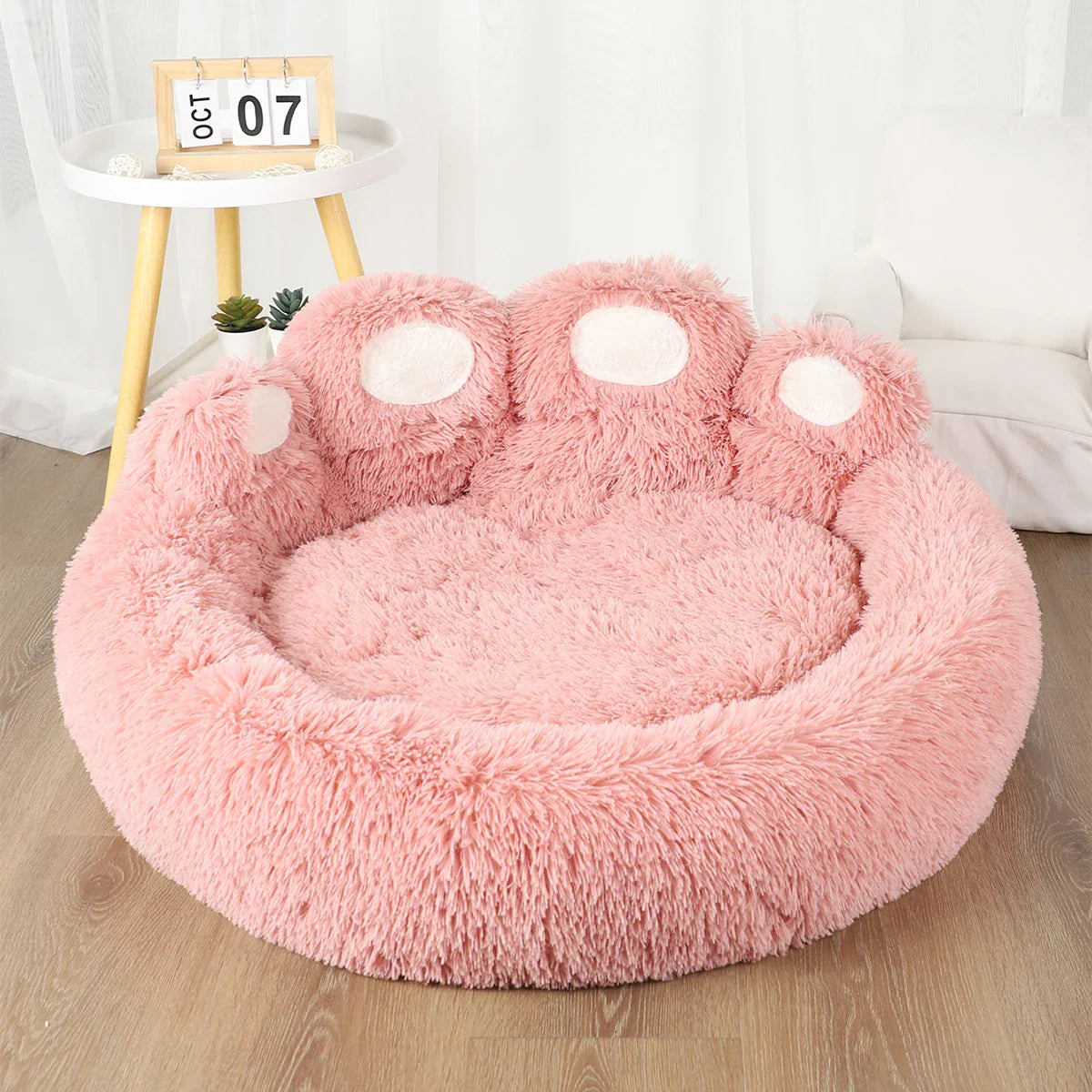 Hondenmand - CozyNest - Wasbaar Stoffen - Pluizig Comfort