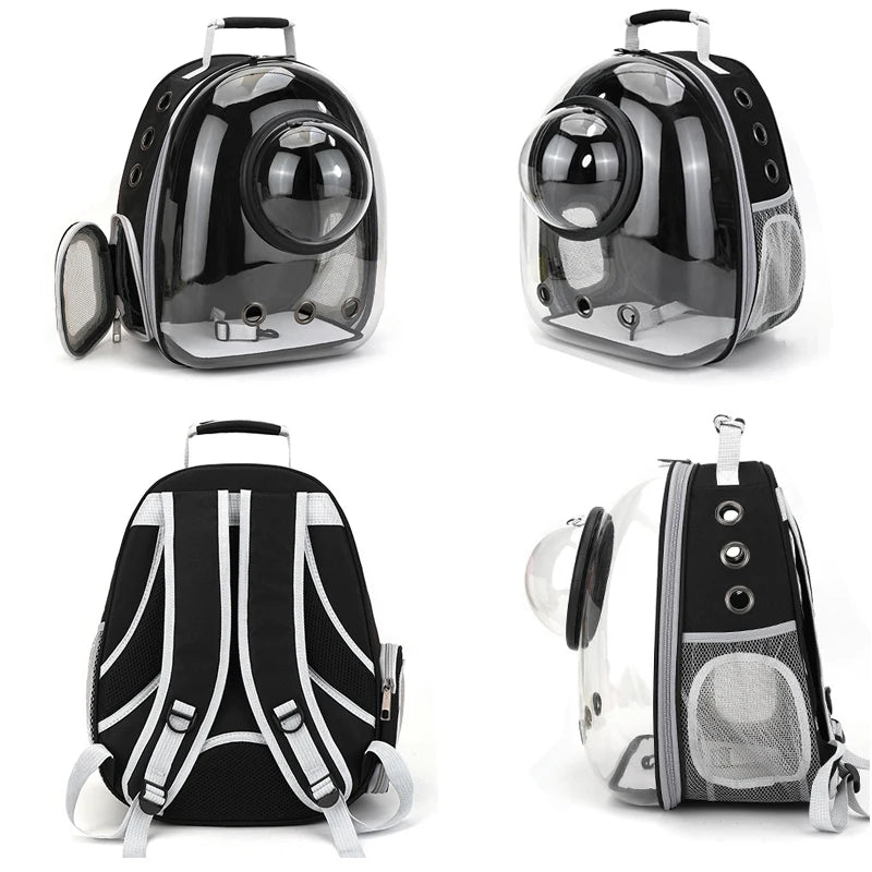 Huisdier Draagtas Rugzak - AeroPaw - Transparant Ontwerp - Ademend Comfort