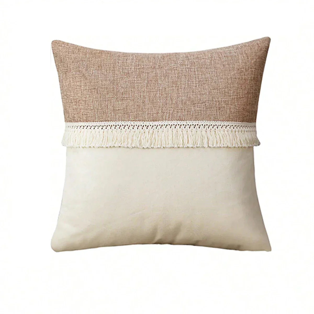 Bohemian Kussenhoes - DecoLuxe - Geometrisch Patroon - Franjes Detail