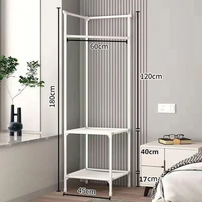 Kledingrek - SpaceSaver - Opvouwbaar Design - Hoekopslag