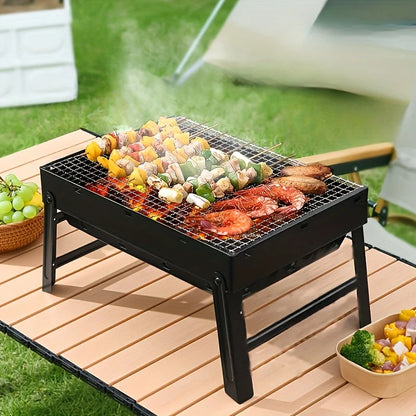 Draagbare Vouwbarbecue - GrillMax - Rookloos Ontwerp - Buiten Koken