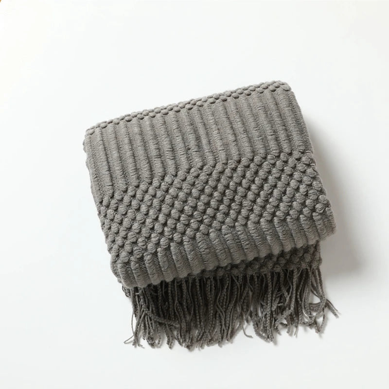 Geweven Deken - SoftLoom - Cozy Design - Franje Detail