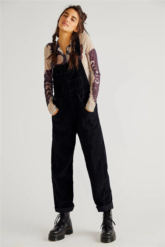 Denim Tuinbroek - RetroFit - Vintage Stijl - Casual Jumpsuit
