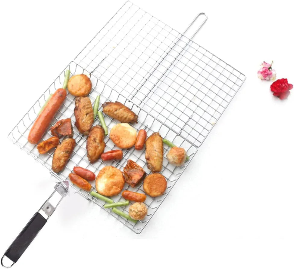 Grillmand - Grillix - Anti-aanbak Gaas - Draagbaar Handvat