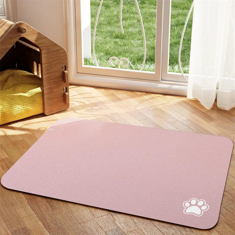 Huisdier Voer Mat - QuickSip - Absorberend Design - Makkelijk Schoonmaken
