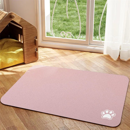 Huisdier Voer Mat - QuickSip - Absorberend Design - Makkelijk Schoonmaken