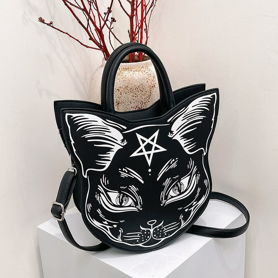 Gothische Handtas - DarkMuse - Kat Design - Spookachtige Elegant