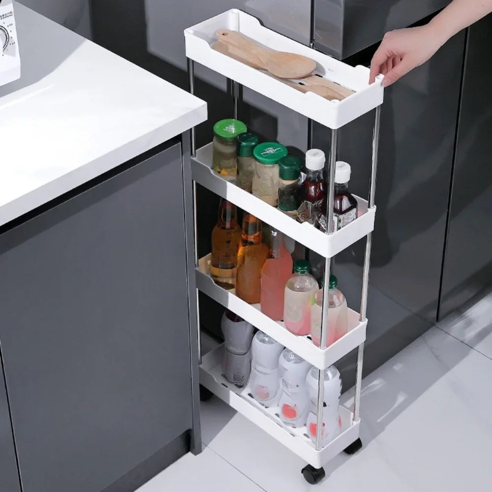 Opbergwagen - FlexiShelf - Meerlagig Ontwerp - Ruimtebesparende Oplossing