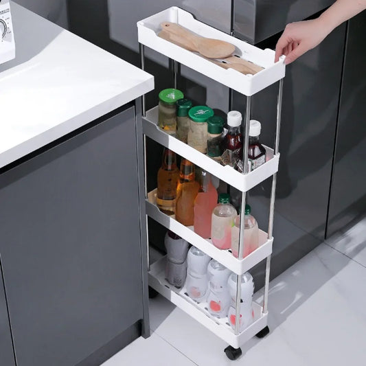 Opbergwagen - FlexiShelf - Meerlagig Ontwerp - Ruimtebesparende Oplossing