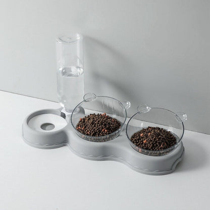 Voederstation - KarlFeast - 3-in-1 Ontwerp - Drinken & Schelpen Ondersteuning