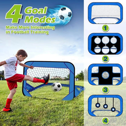 Opvouwbaar Voetbaldoel - PlayMax - Kinder Sport - Draagbaar Ontwerp     4o mini