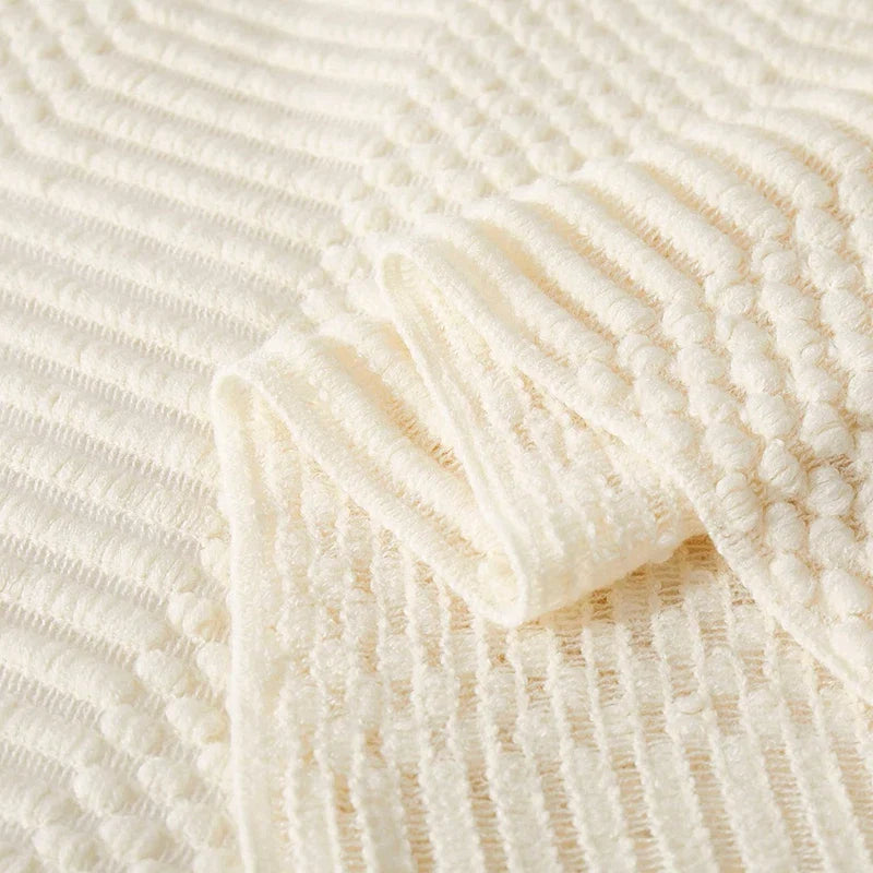 Geweven Deken - SoftLoom - Cozy Design - Franje Detail
