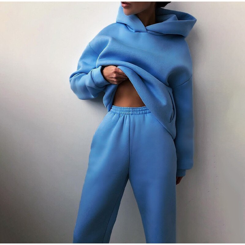 Dames Lounge Set - CozyFit - Oversized Sweatshirt - Comfortabele Joggingbroek