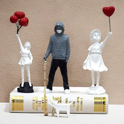 Straatkunst Beeld - UrbanCraft - Hars Sculptuur - Speelse Ontwerp