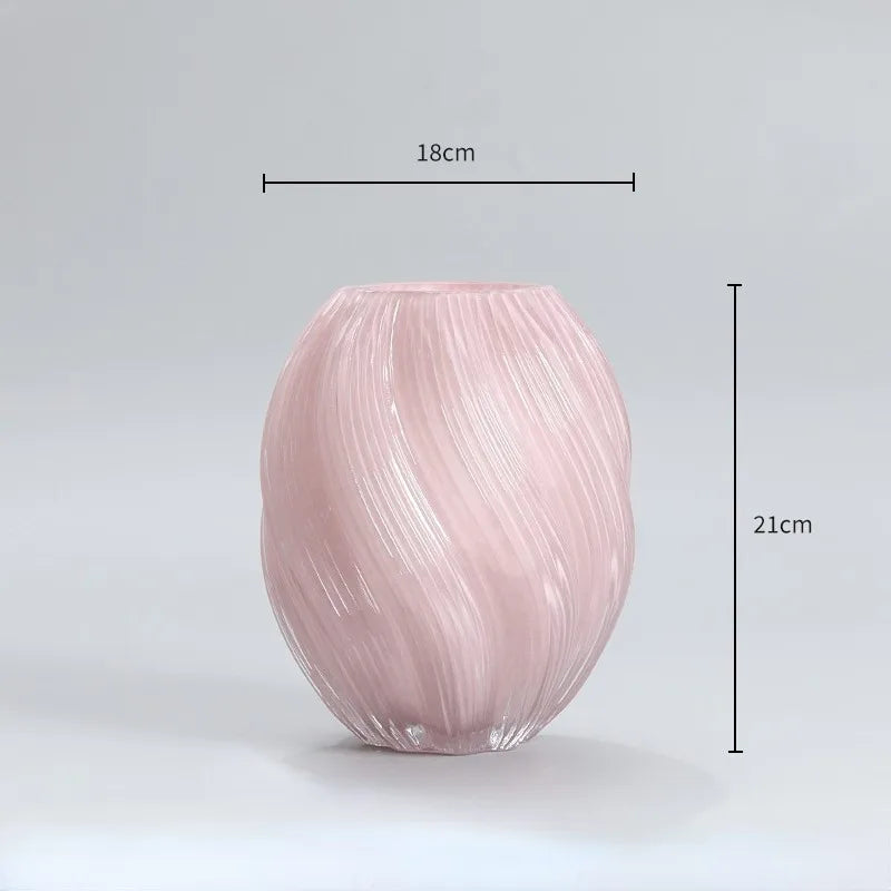 Glazen Vaas - TwistDesign - Moderne Decoratie - Elegante Stijl