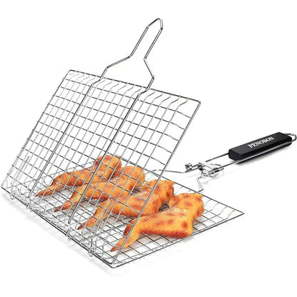 Grillmand - Grillix - Anti-aanbak Gaas - Draagbaar Handvat