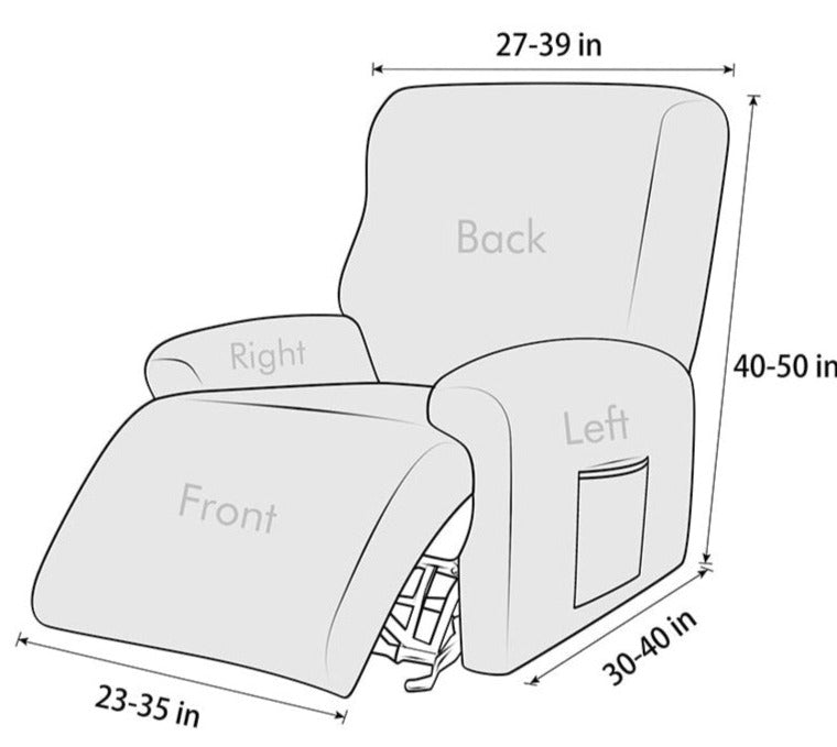 Fauteuilhoes - CleanShield - Vlekbestendig - Universele Pasvorm