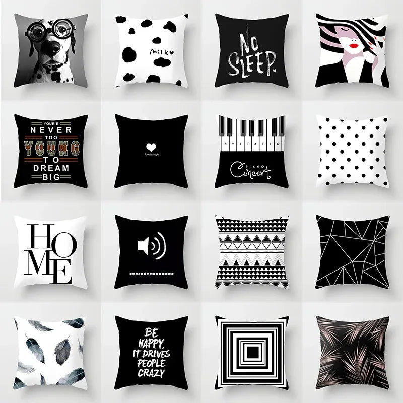 Kussenhoes - DecoLuxe - Geometrisch Design - Stijlvolle Woondecoratie