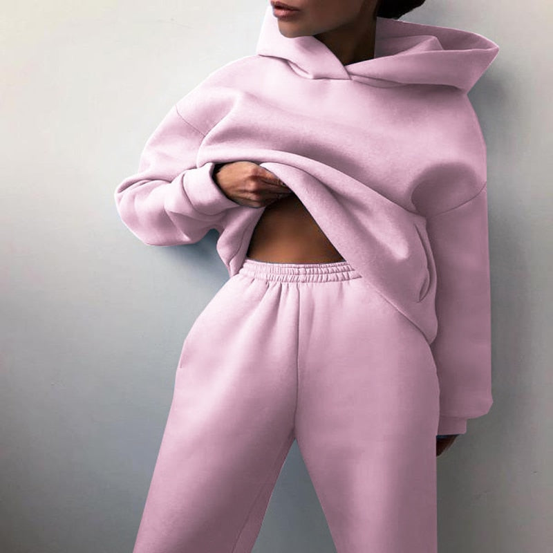 Dames Lounge Set - CozyFit - Oversized Sweatshirt - Comfortabele Joggingbroek