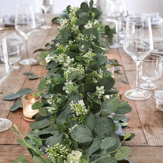 Eucalyptus Slinger Set - Verdia - Kunstblad Klimop - Woondecoratie & Bruiloft