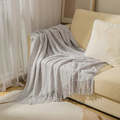 Geweven Deken - SoftLoom - Cozy Design - Franje Detail
