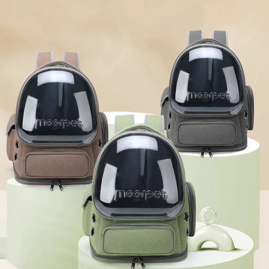 Dierenvervoer Rugzak - TravelPaws - Transparant Ontwerp - Ademend Comfort